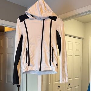 Hurley White and Black Hoodie - Nike Dry Fit
